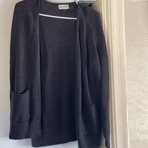 Dark grey cardigan slightly used size medium